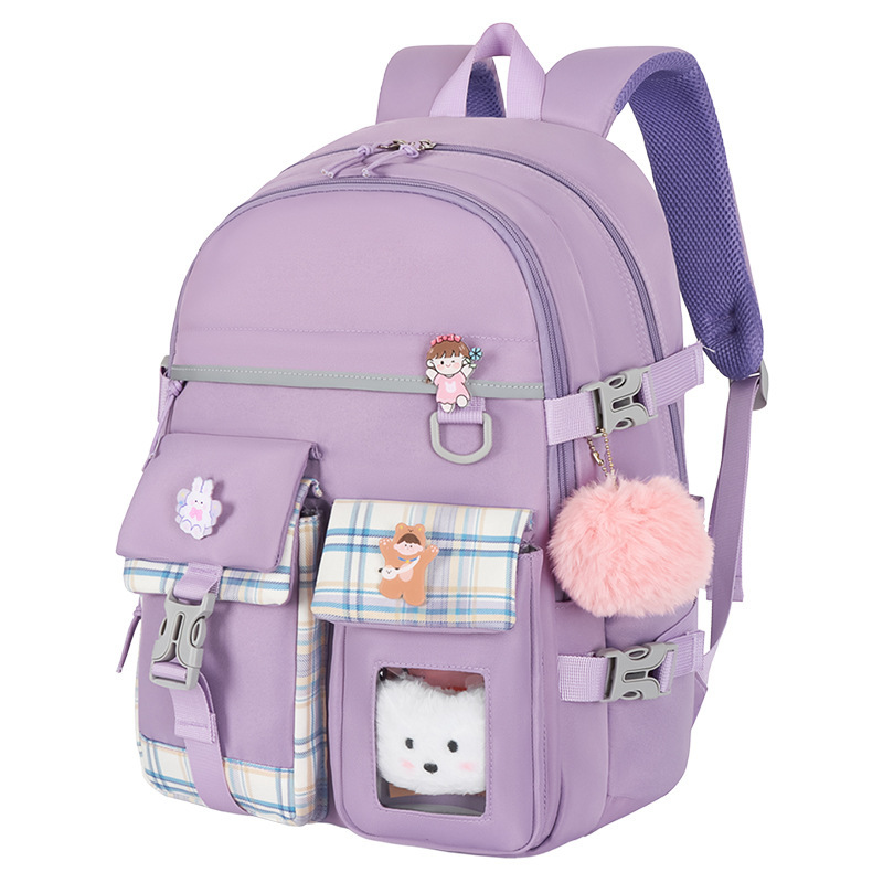 Cartoon Cute And Lightweight Burden-reducing Student Schoolbag - Image 8