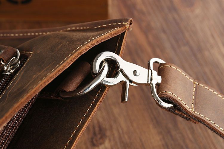 Handbag Top Layer Cowhide Shoulder Bag - Image 10
