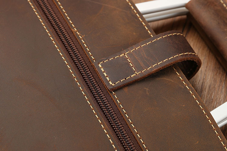 Handbag Top Layer Cowhide Shoulder Bag - Image 5