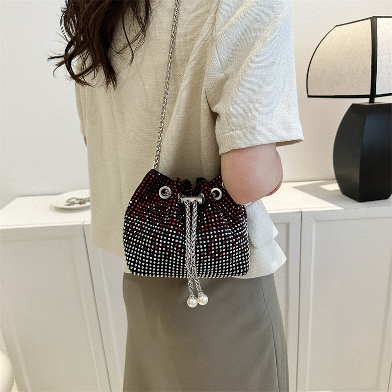 New Light Diamond Shoulder Crossbody Bag - Image 9